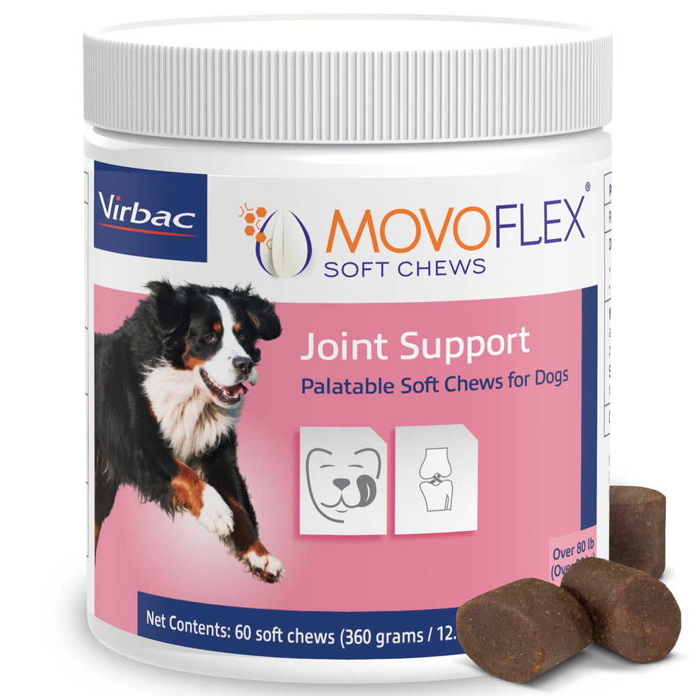 MOVOFLEX soft chews in chicken liver flavor support joints for large dogs