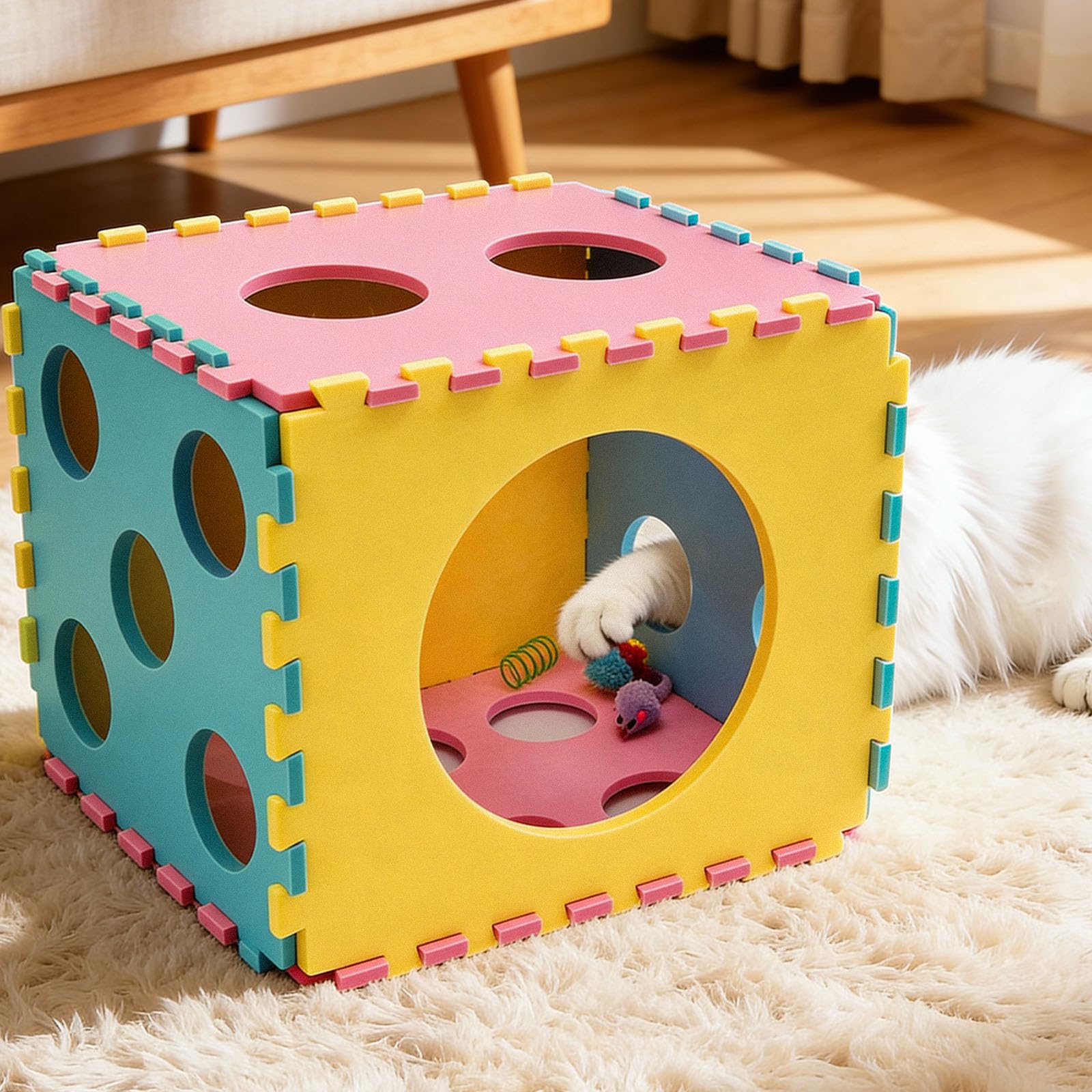 MOYMO cat bed interior 17x13x13 provides ample space for lounging