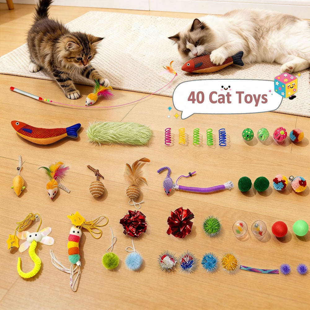 MOYMO cat bed toy hanging strings invites interactive playtime and exploration