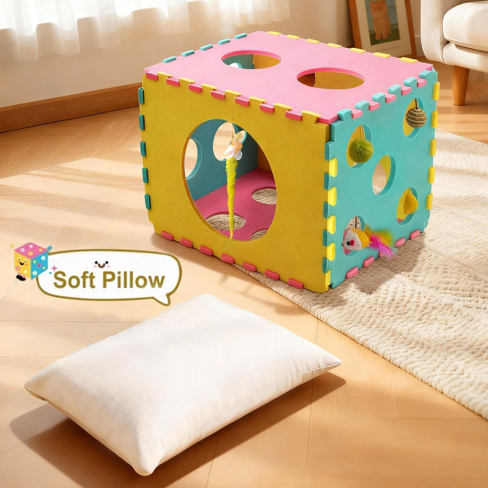 MOYMO cat house second-story perch supports up to 30 lbs