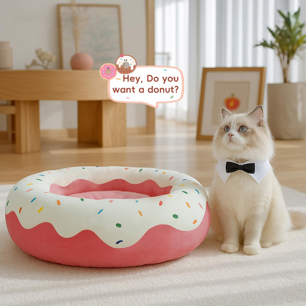 MOYMO cat bed washable cushion shows easy cleaning in busy homes.
