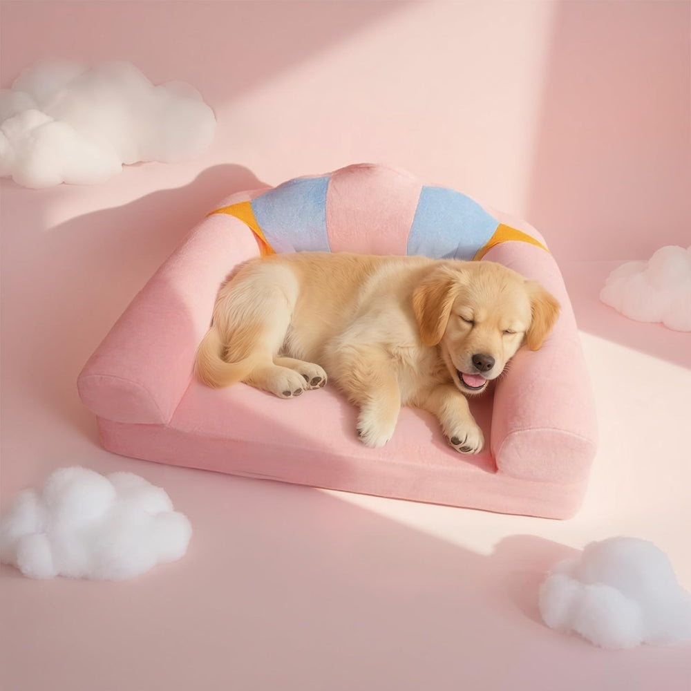 MOYMO 24x18 inch size suits small pets for comfy lounging.