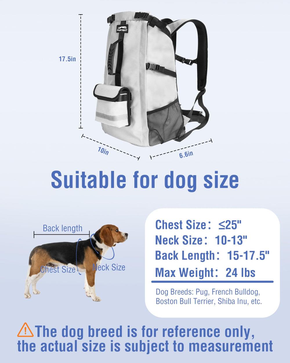 Moysoon 900D Oxford fabric with waterproof backing protects your pup and gear.
