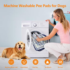 Mozin non-slip bottom keeps the pad steady for puppies and seniors.