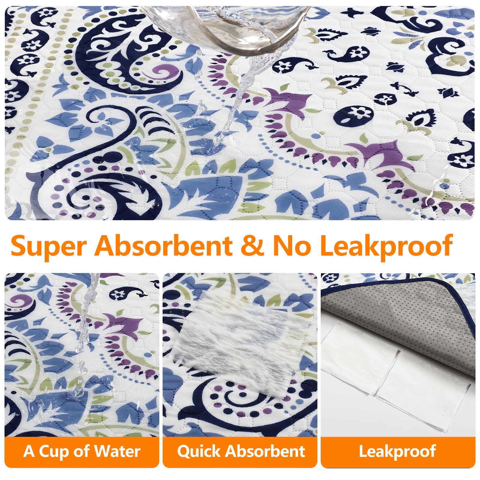 Mozin leak-proof design demonstrates dry floors during training sessions.