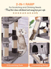MQ Cat Tree scratching ladders help cats scratch and protect furniture