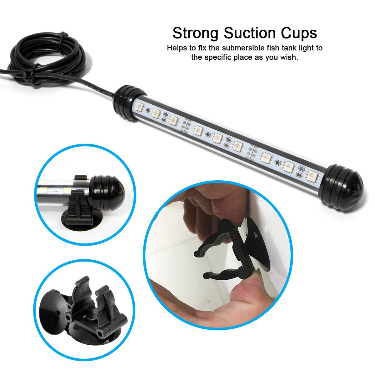 MQ iluminación de acuario a 12V, segura para peces