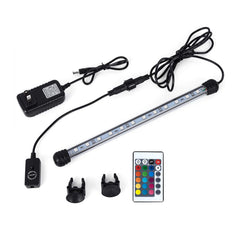 MQ luz acuario submersible de 12 pulgadas con control remoto para colores vivos