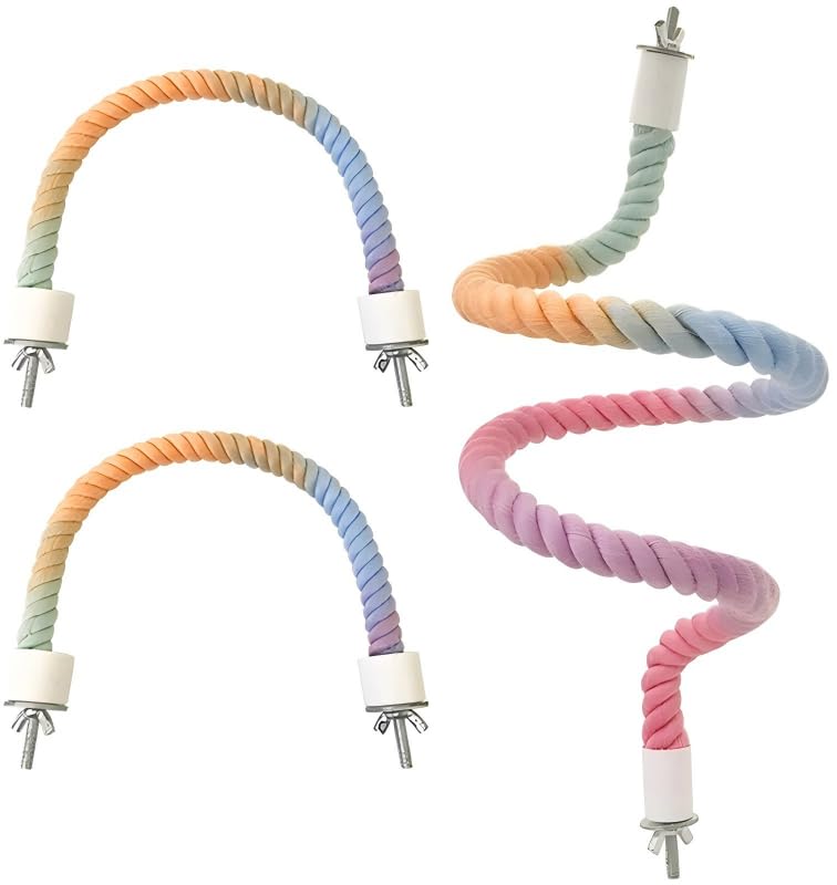 MQACPUPY rope perch assembly shows adjustable configuration for flexible cage layouts