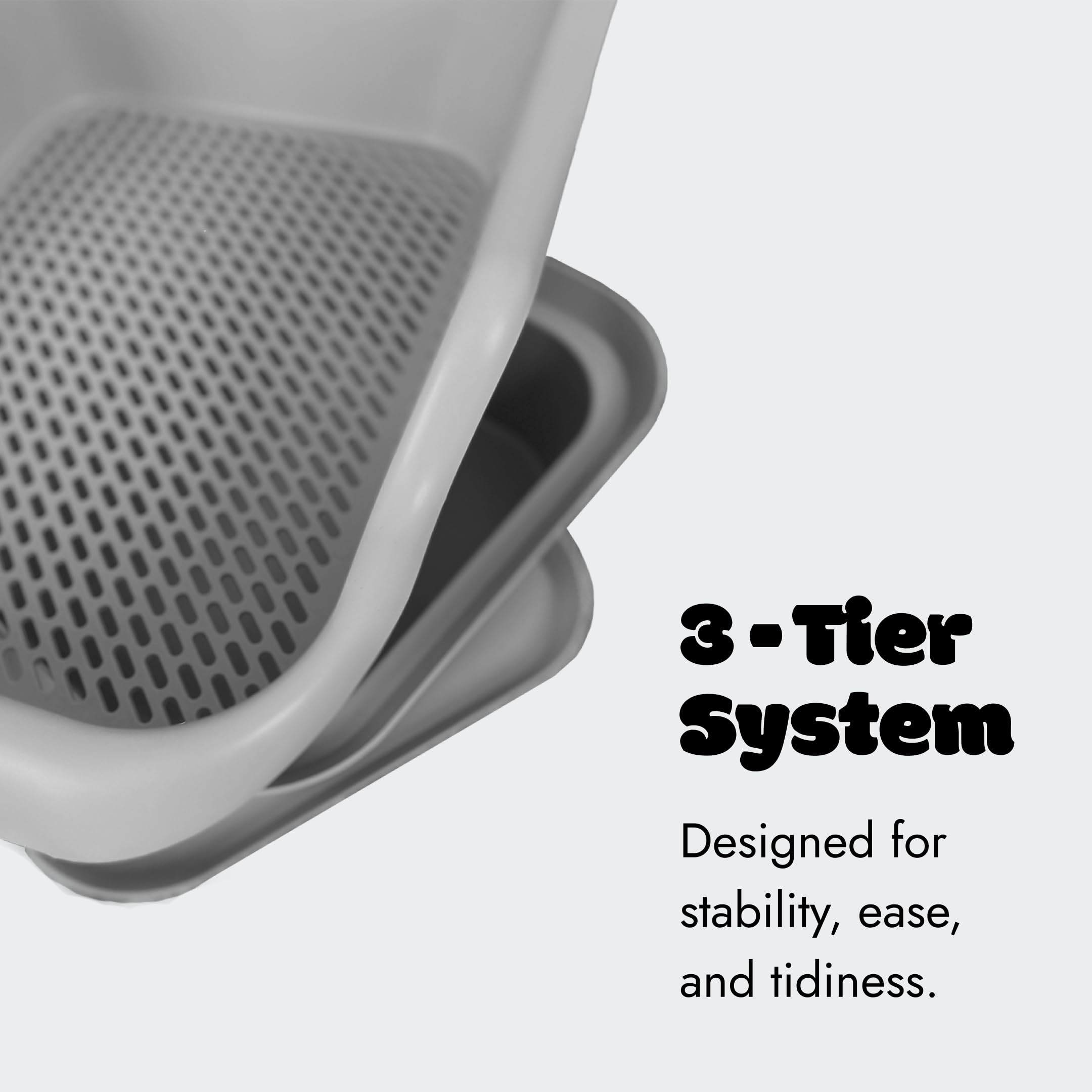 Mr Catman easy clean non-stick surface reduces cleaning time with smooth edges
