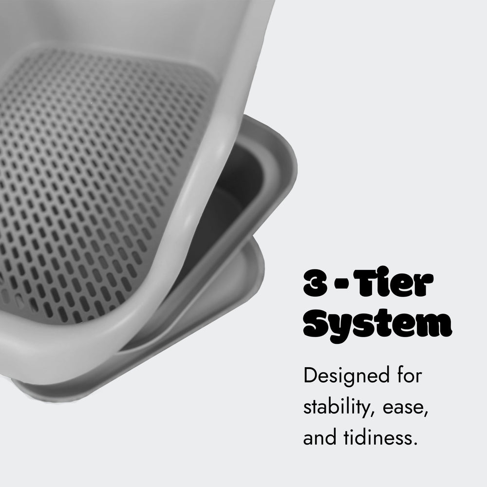 Mr Catman easy clean non-stick surface reduces cleaning time with smooth edges