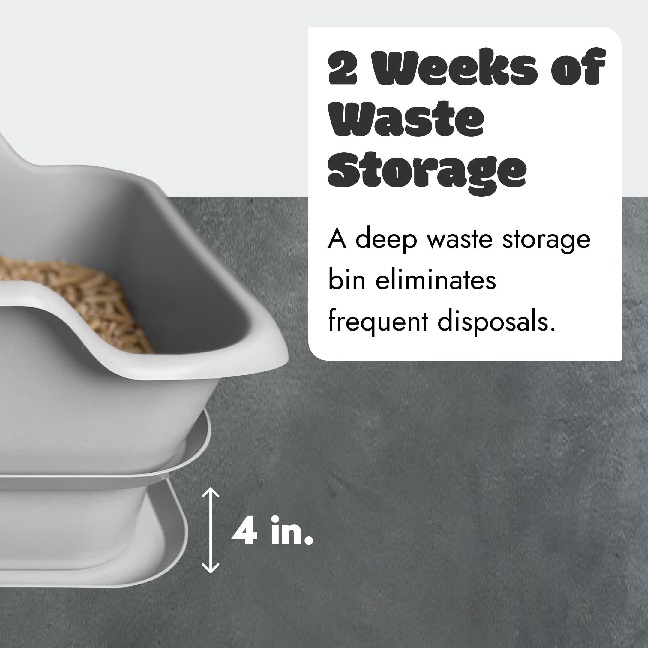 Mr Catman wood-pine litter box side profile shows compact footprint for small spaces