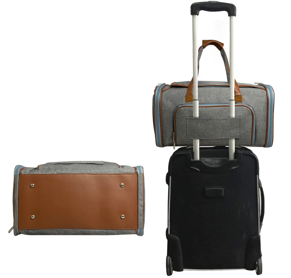 Mr. Peanut's Big Apple XL dimensions note helps plan airline-compliant pet travel.