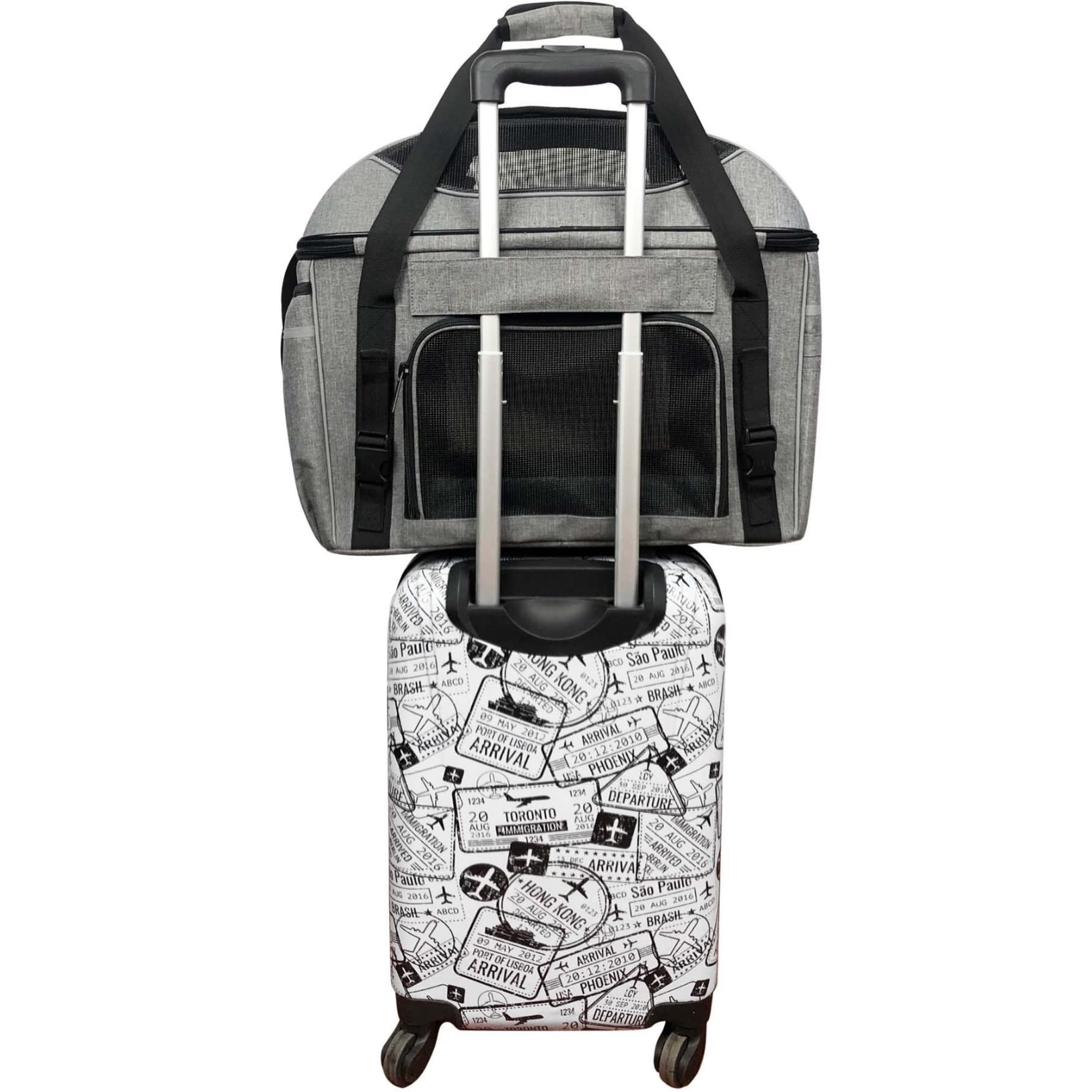 Mr. Peanut's Coronado interior features faux fleece base for pet comfort on long rides