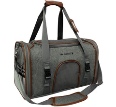 Mr. Peanut's expandable airline pet carrier side ventilation ensures pet comfort during flights.