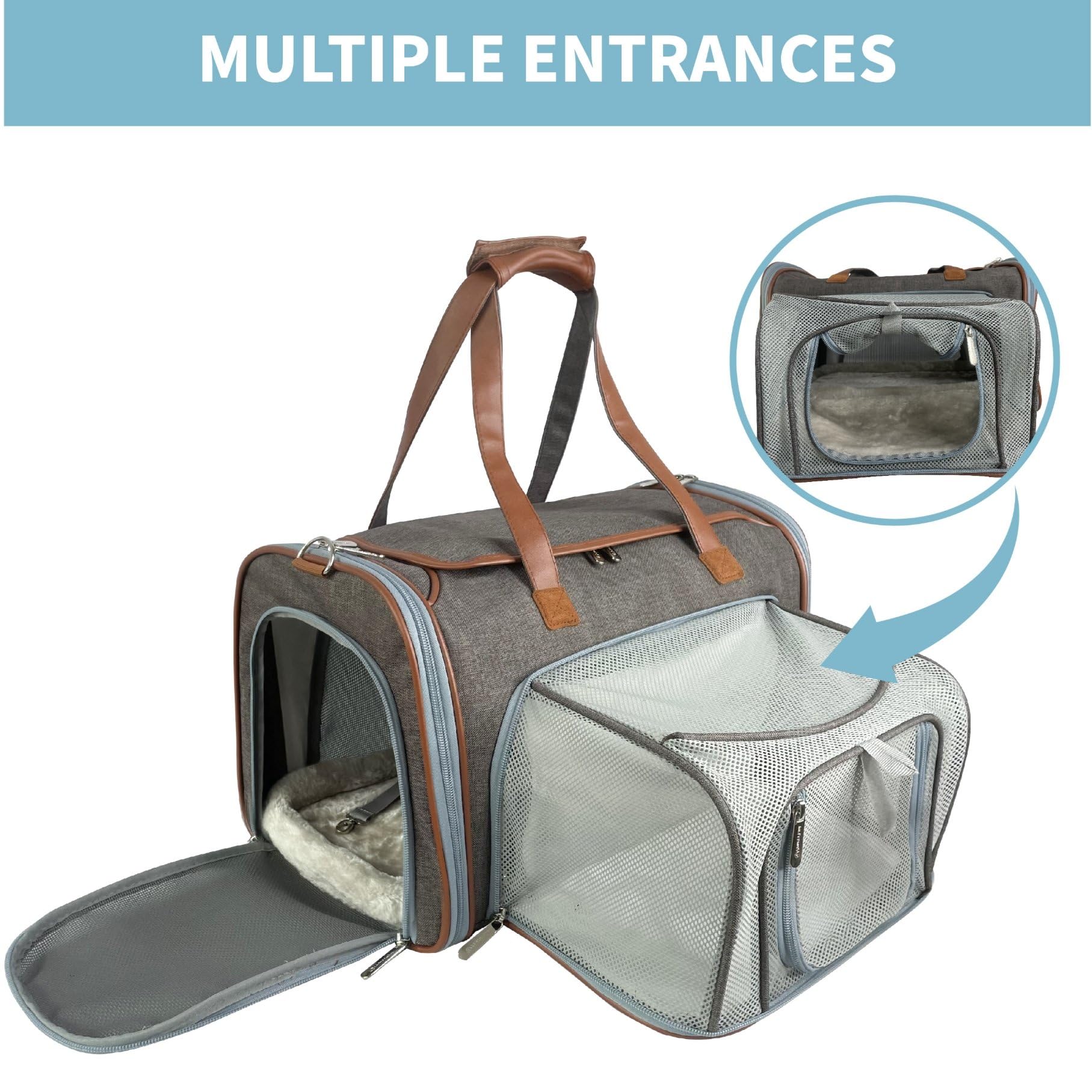 Mr. Peanut's Gold Series Big Apple XL features large mesh windows for ventilation.