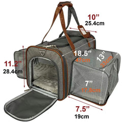 Mr. Peanut's Gold Series interior padding keeps pets comfortable on trips.