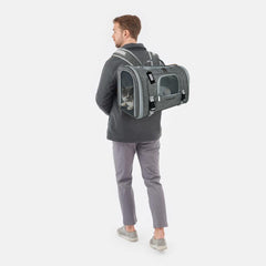 Mr. Peanut's Monterey Lavender carrier side profile highlights adjustable shoulder straps for hands-free carry.