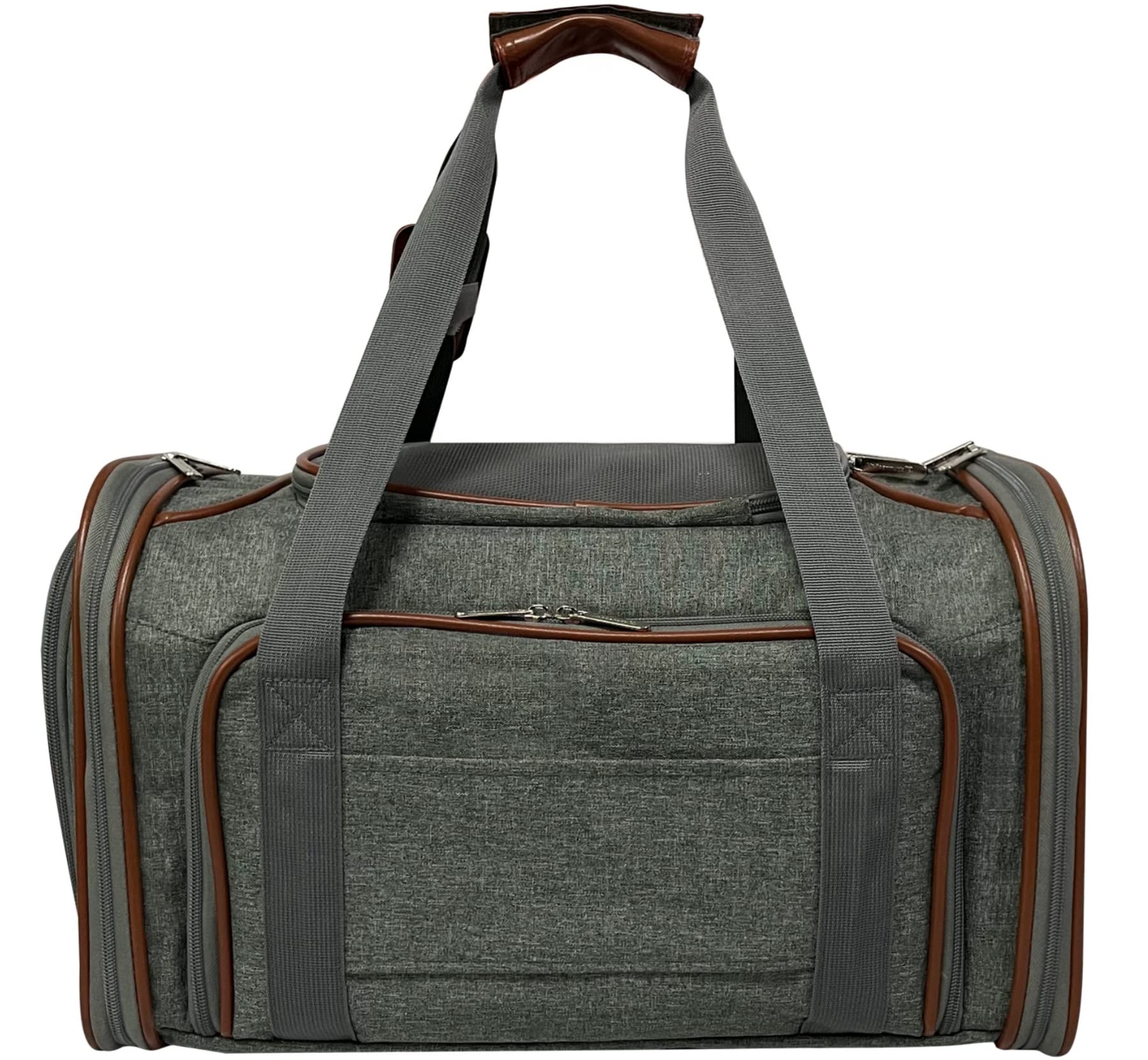 Mr. Peanut's padded shoulder strap with 40lb test offers comfortable, durable carrying.