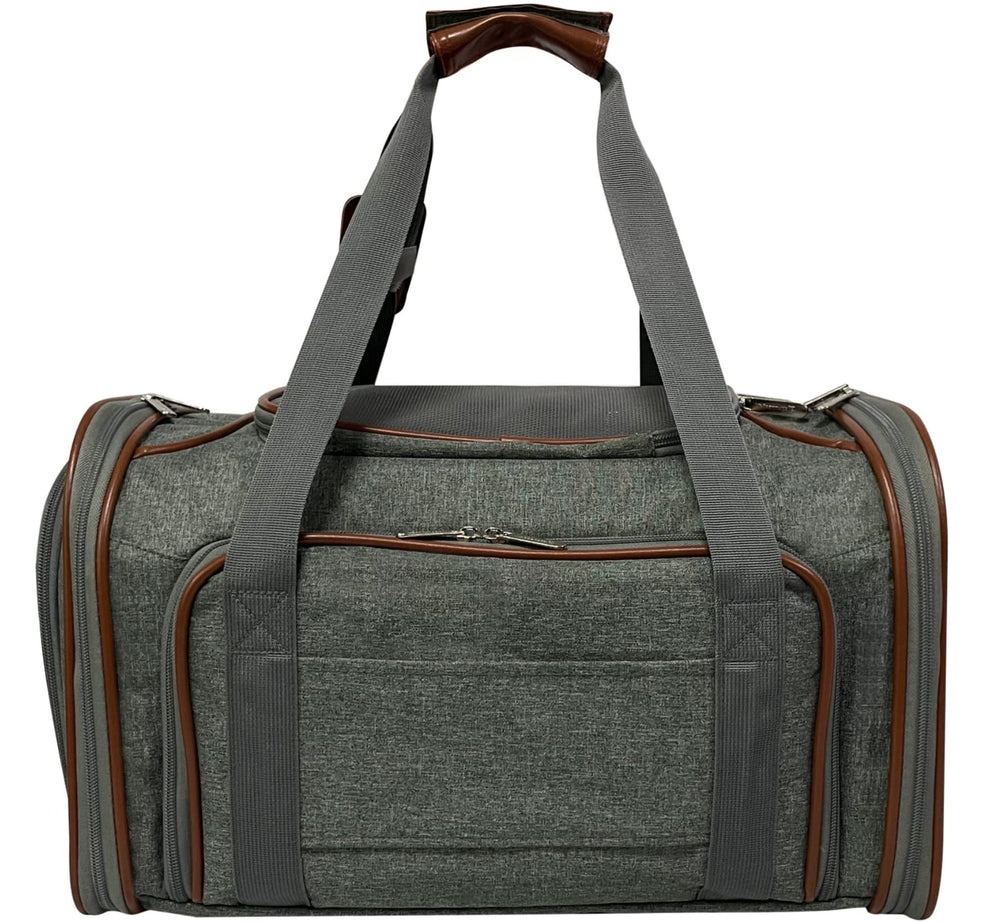 Mr. Peanut's padded shoulder strap with 40lb test offers comfortable, durable carrying.