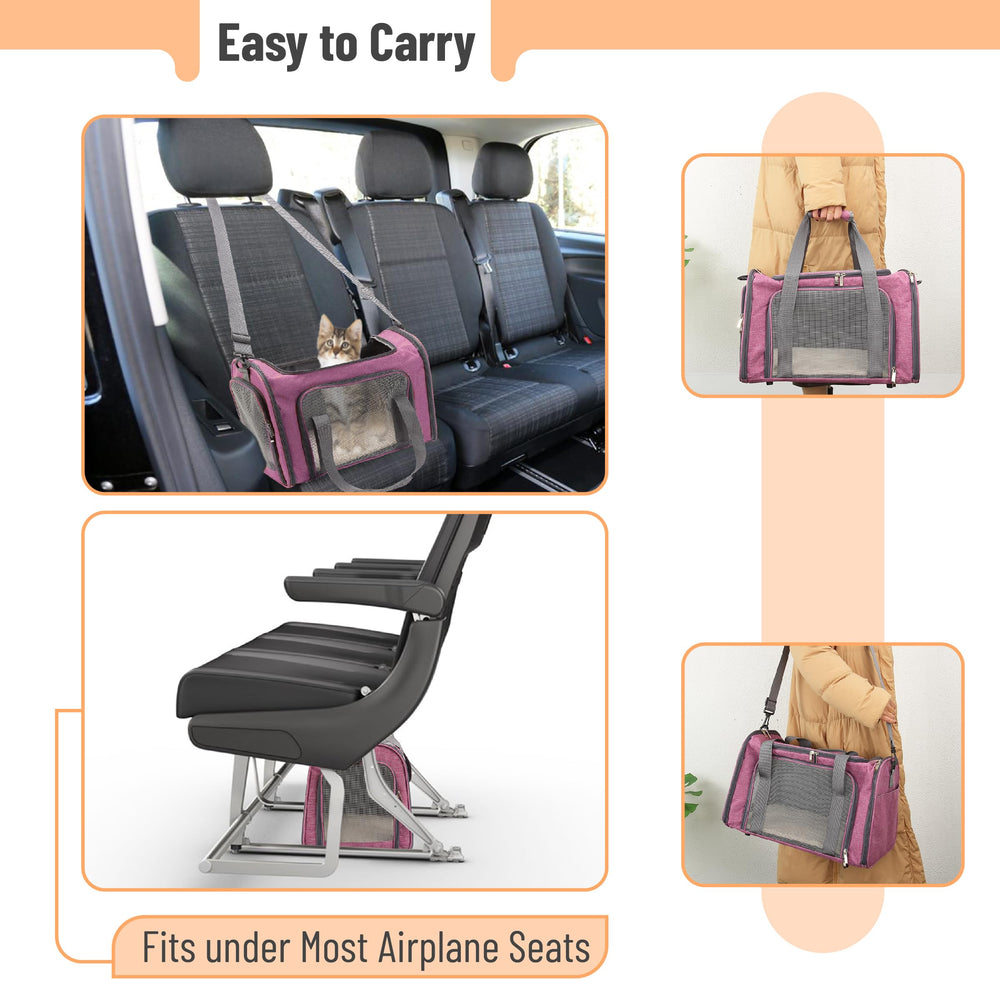 Mr. Pen pet carrier pink adjustable strap for comfortable carrying