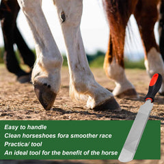 Mriuuod carbon steel hoof rasp body ensures durability during repeated trims