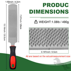 Mriuuod hoof rasp soft handle provides non slip control for safe trimming