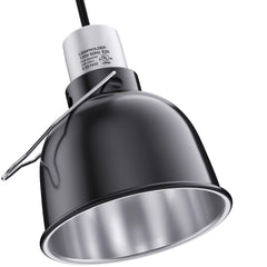 MRREPTILE Reptile Light Fixture dome assembly showing even heat distribution for terrariums