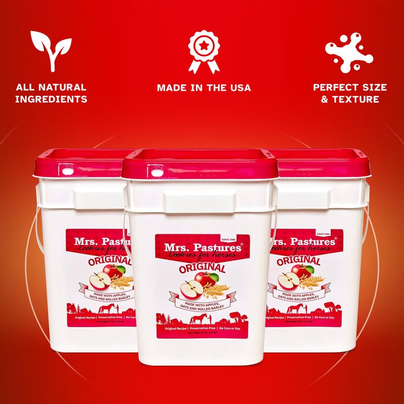 Mrs Pastures 5lb bag packaging illustrates convenient storage and on the go feeding