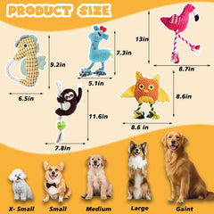 MRSOHRET plush dog toy tug-of-war-rope supports bonding and exercise.