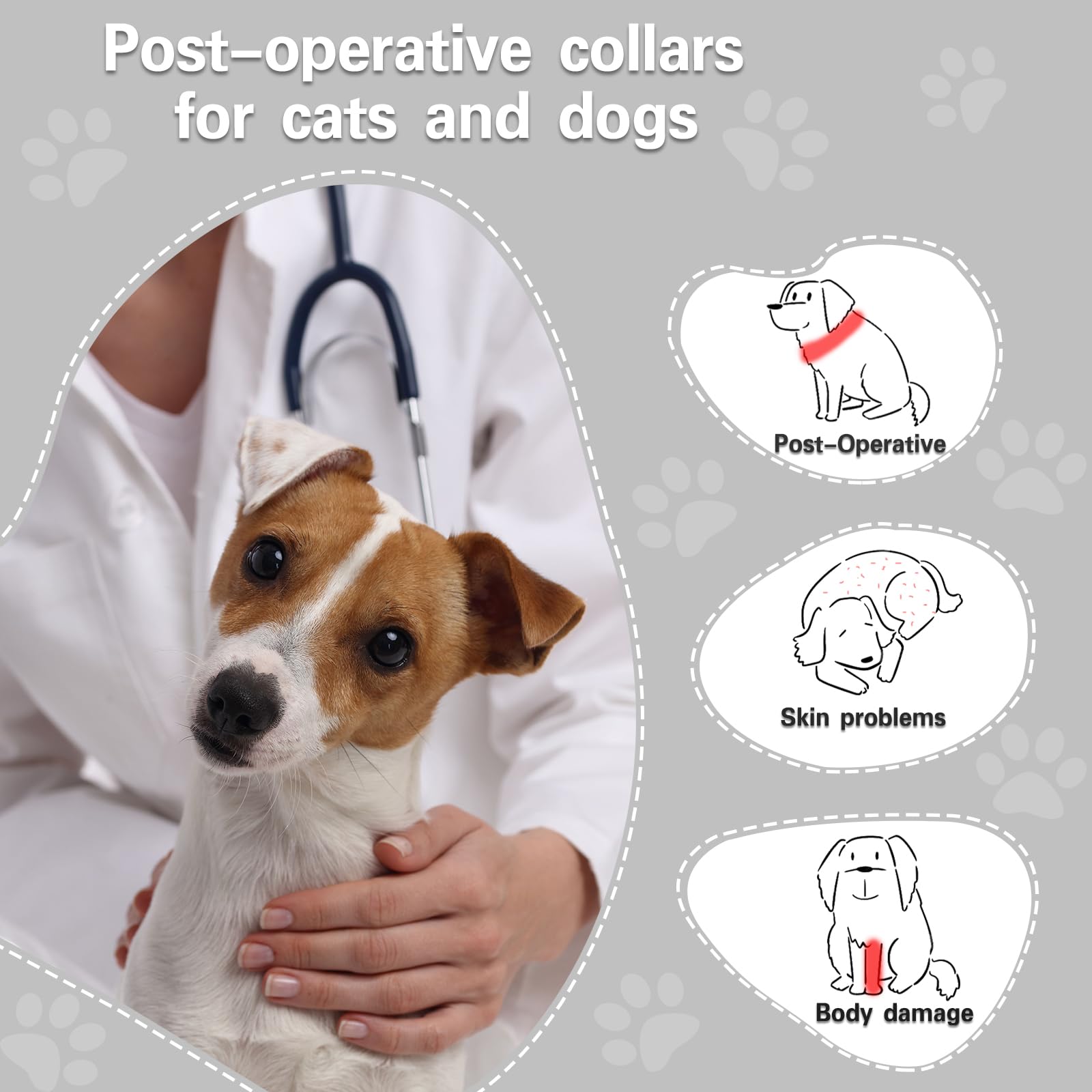 MRSOHRET multifunction dog recovery cone doubles as a resting pillow