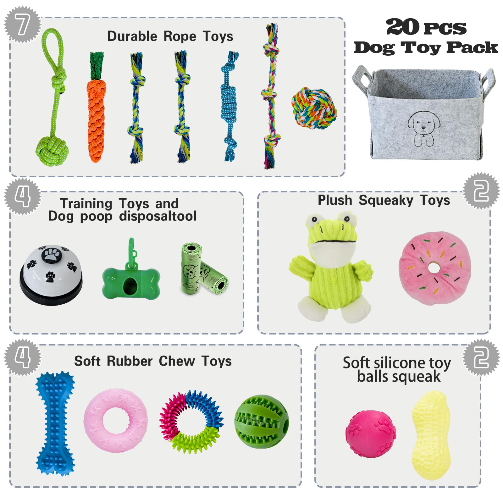 MRSOHRET rope toy interactive play aids bonding and active exercise