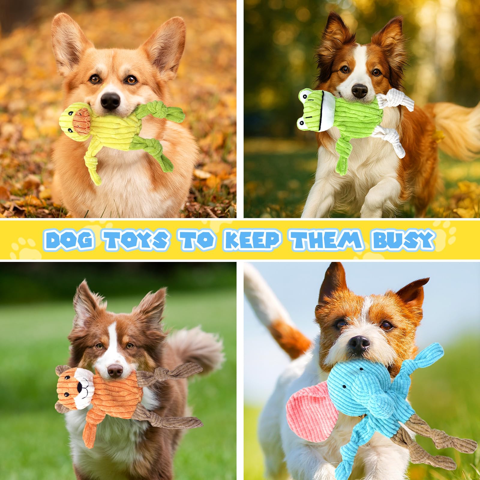 MRSOHRET squeaker-head toy with built-in squeaker for engagement