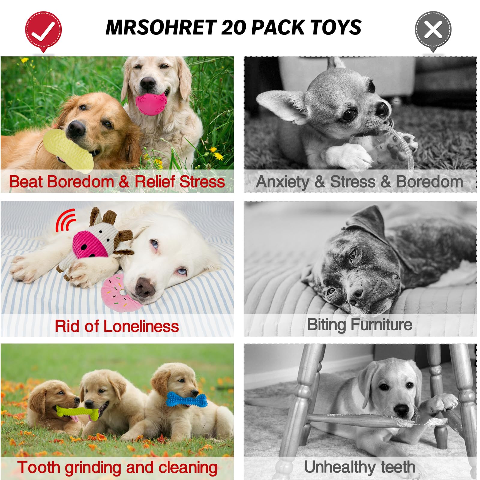 MRSOHRET toy storage basket keeps puppy gear organized.