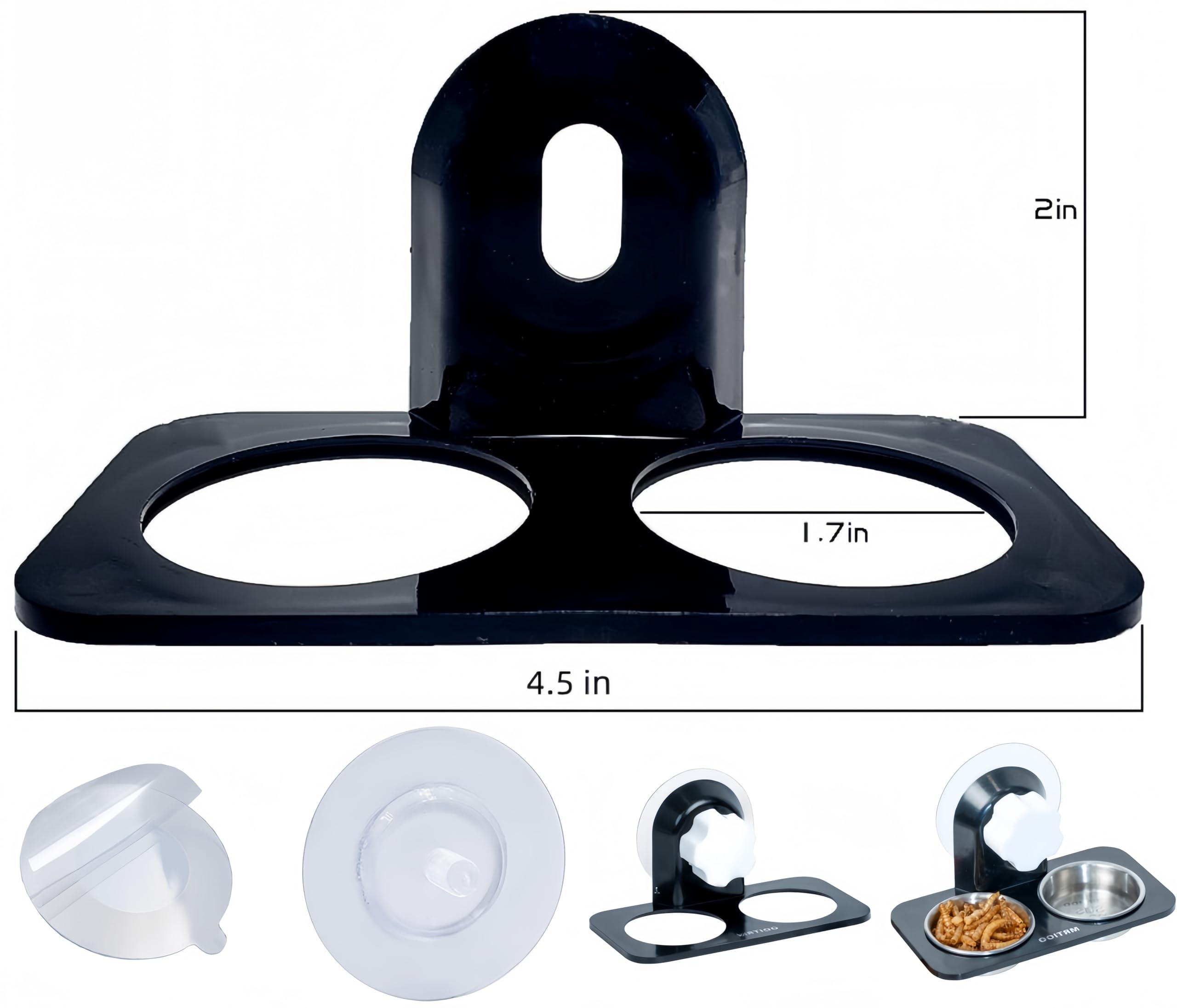 MRTIOO includes 10 cups for versatile feeding and water options
