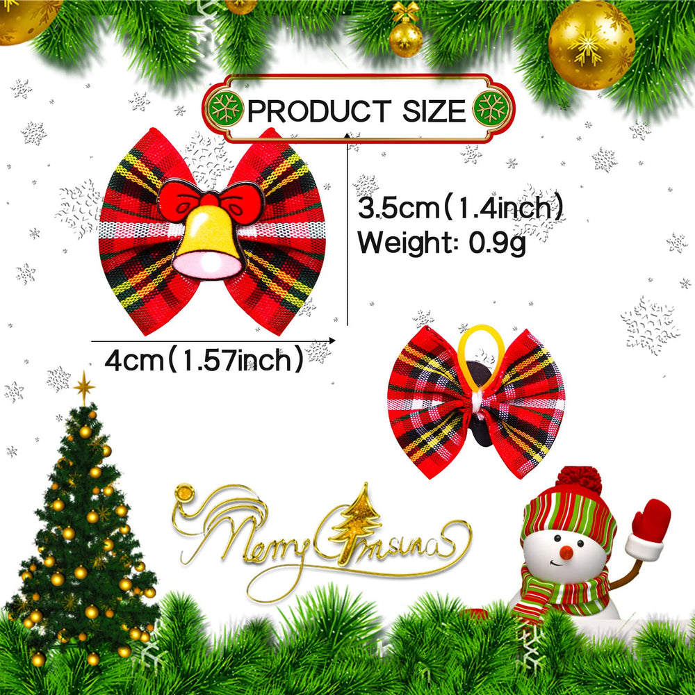 Mruq pet holiday bows are durable and quick to remove without damage.