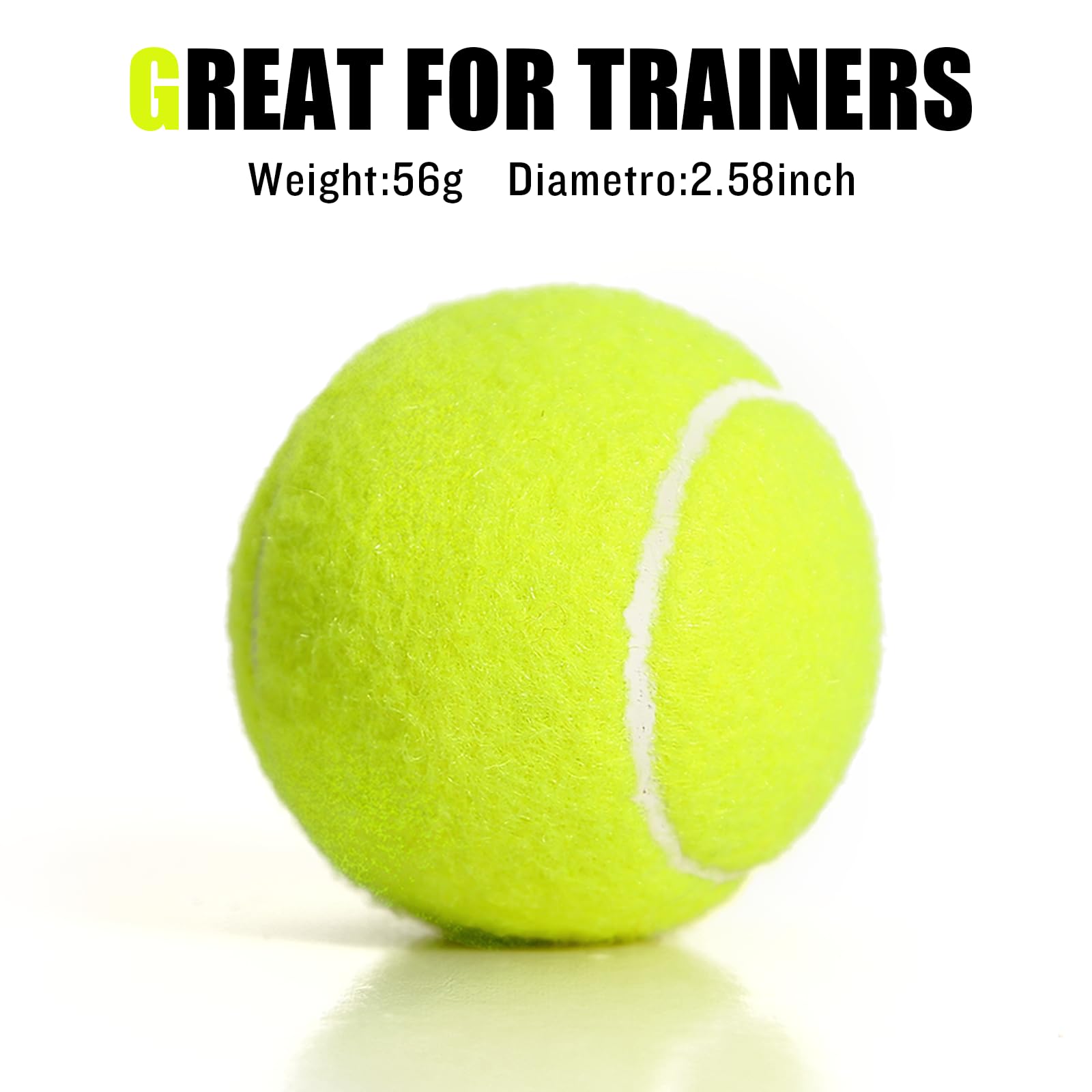 MRYCZ FYRHD tennis balls showing high bounce for training.