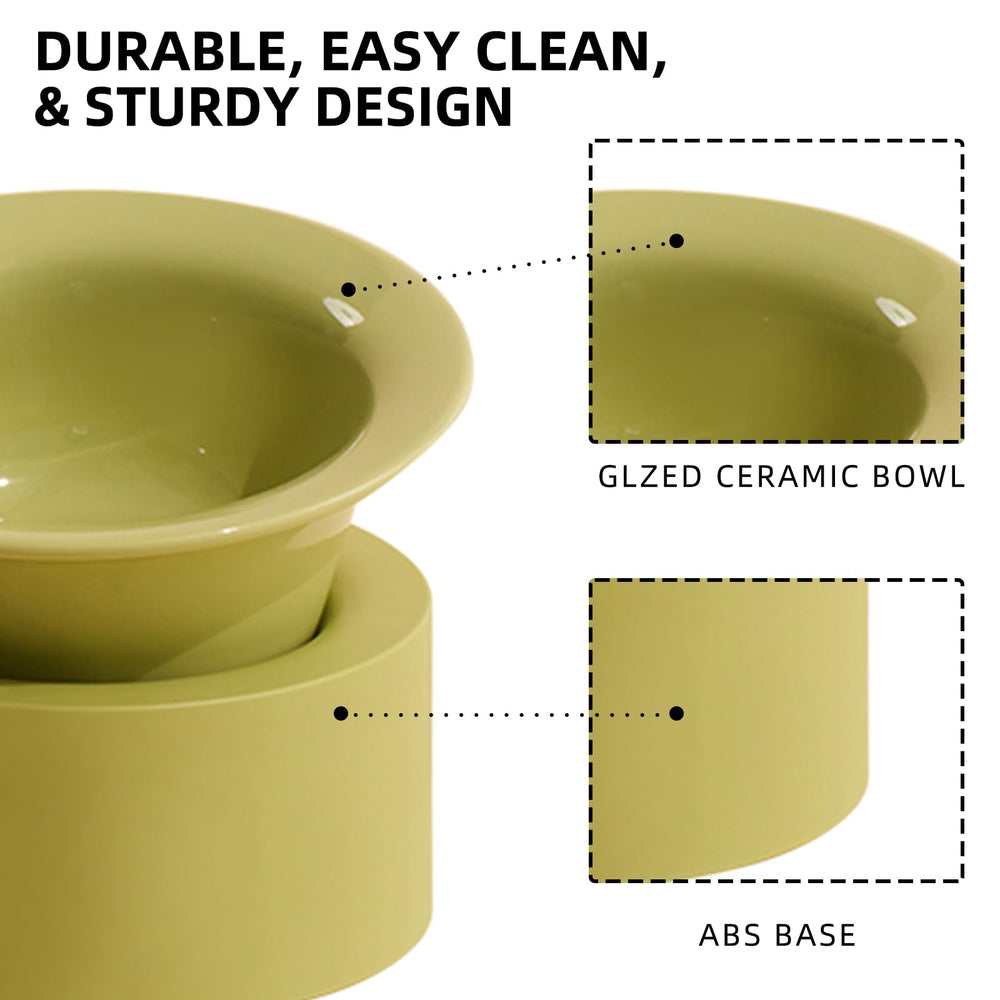 MS Make Sure dual-compartment bowls keep food and water neatly separated for pets.