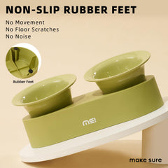 MS Make Sure lead and cadmium-free ceramic for safe, clean mealtime.