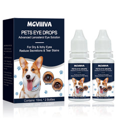 Msktasy dog-cat eye drops bottle showing lens health support for pets