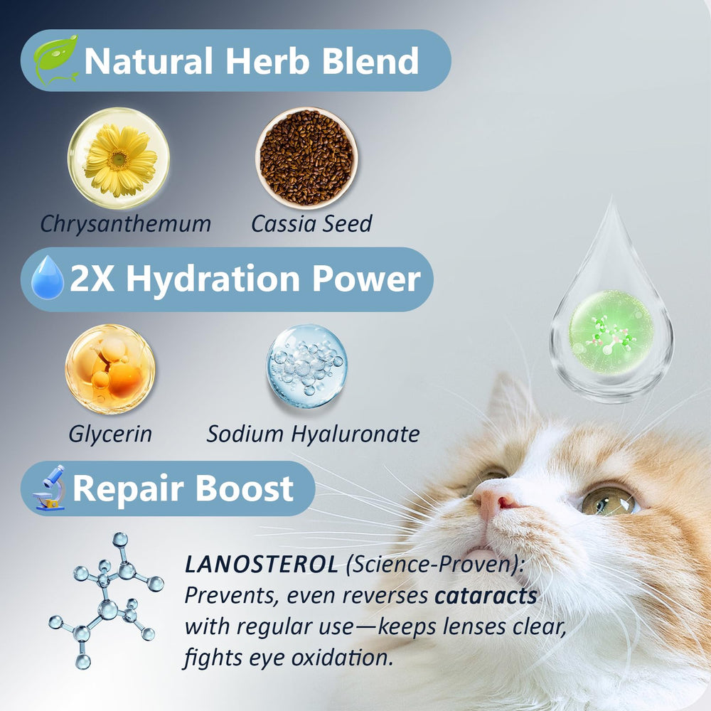 Msktasy no-sting formula bottle enabling stress-free eye drops for pets