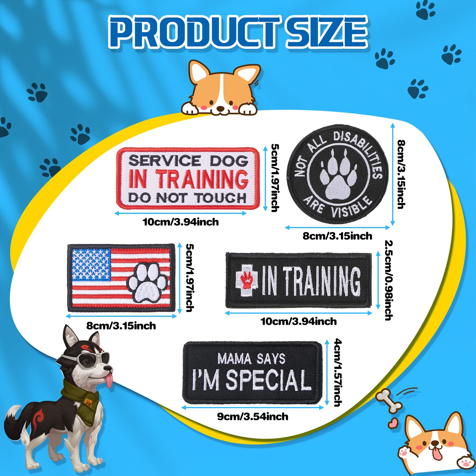 MTLEE patches back-adhesive design enables quick attachment to harness.