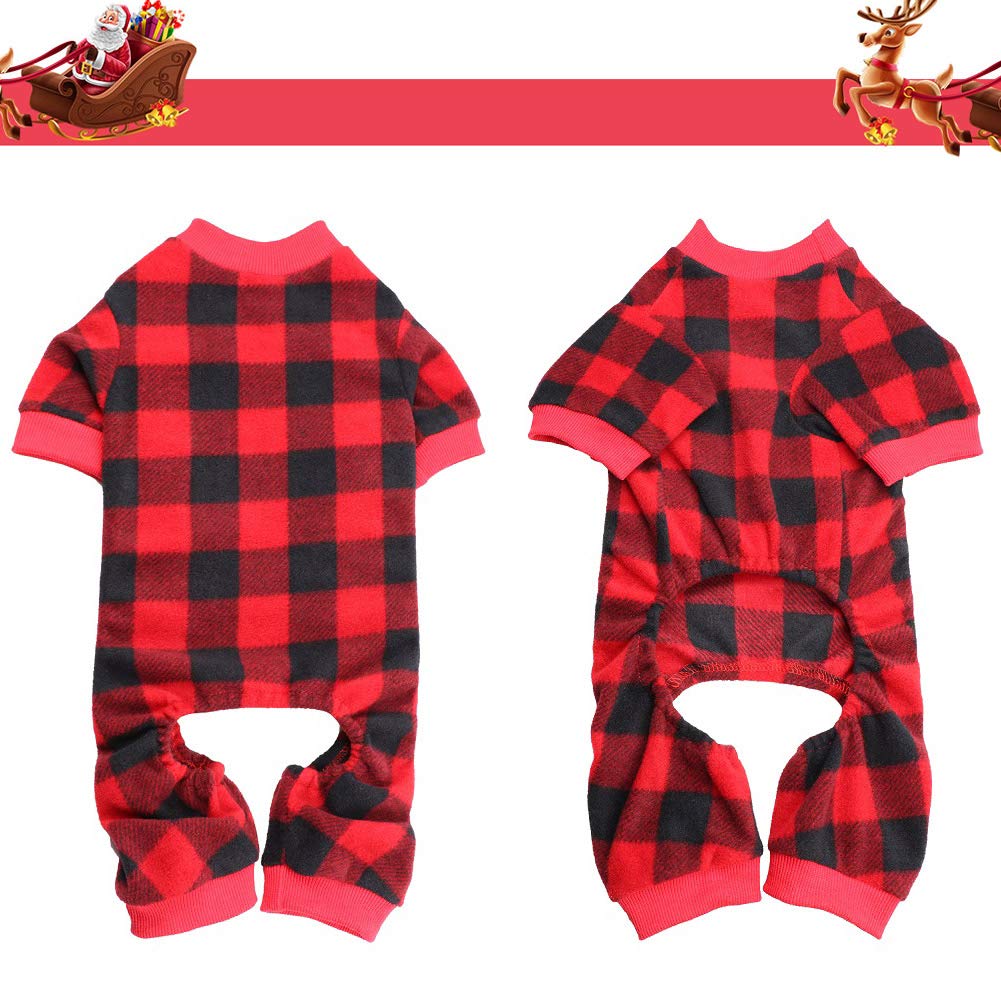 Mtliepte pijama para perro corte amplio para comodidad al moverse.
