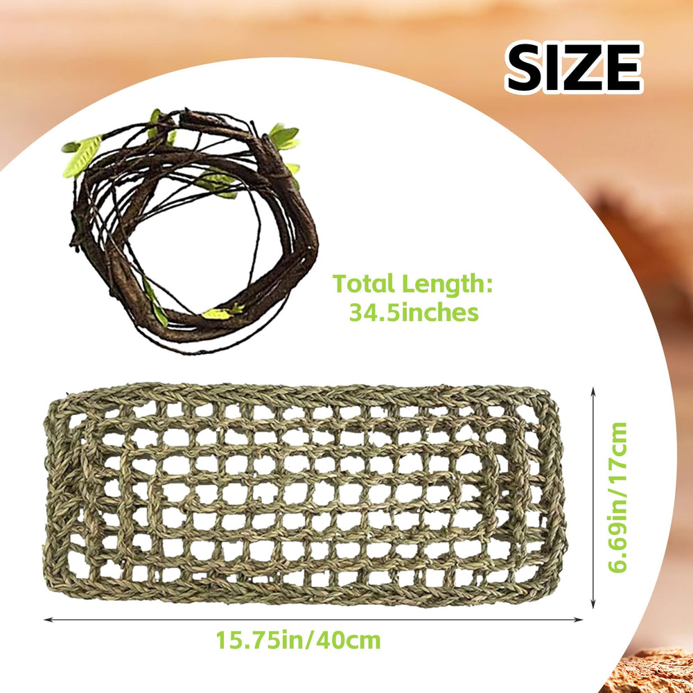 MUYG reptile vine decoration adds natural color and climbing enrichment