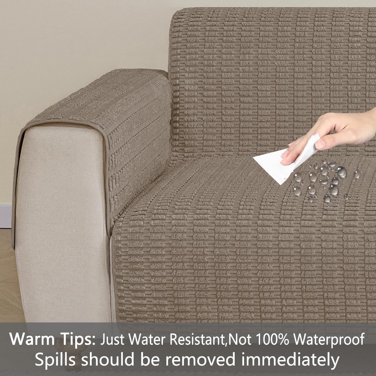 Muamar dog bed cover care tips for machine washing and quick drying.