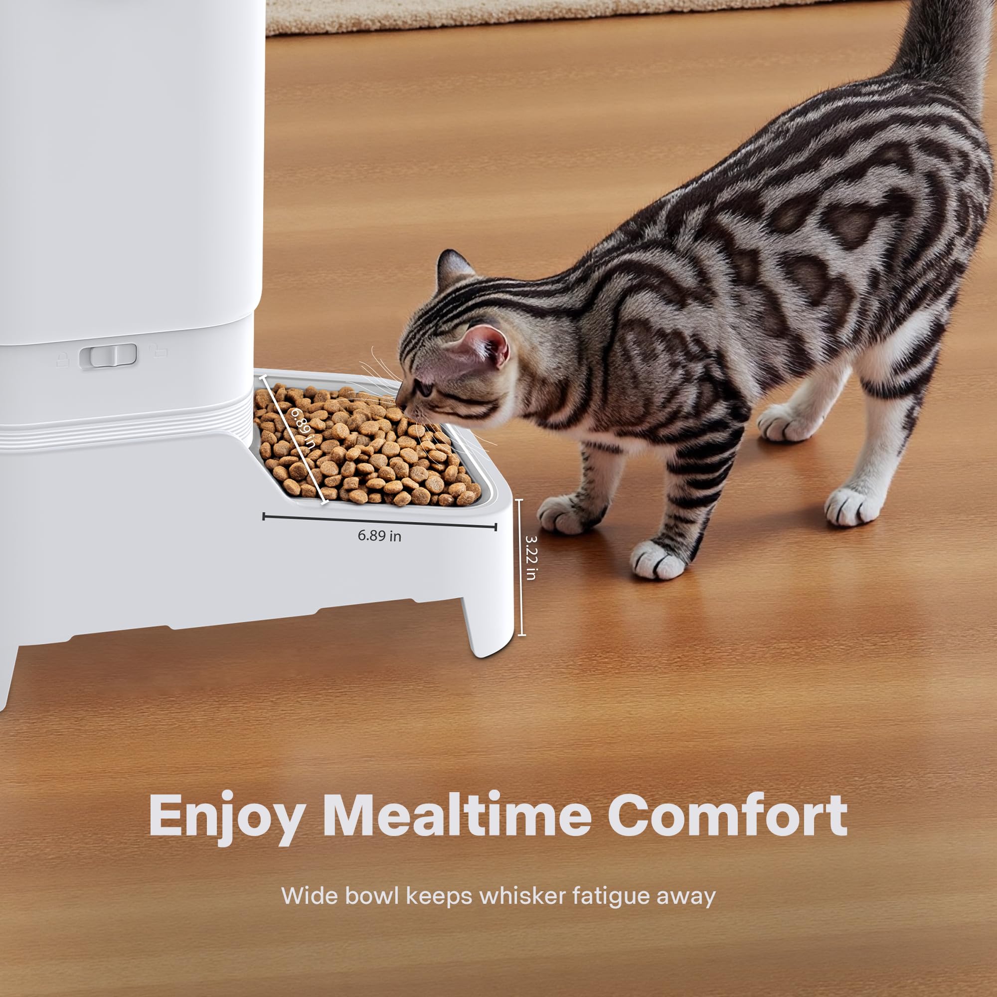MUBBI multi-pet friendly feeder suitable for cats and small dogs