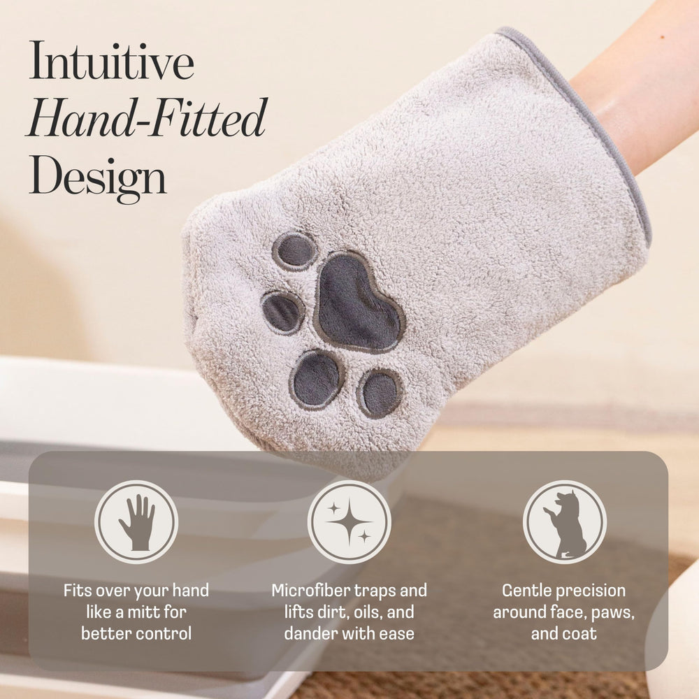 Muddi Pet cat odor-refresh moment demonstrating deodorizing and refreshing effect.