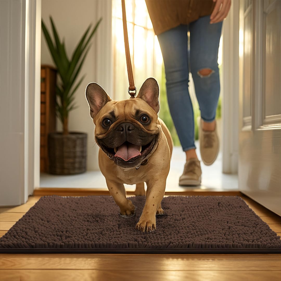 MUDGUARD MAT durability-display highlights long-lasting, pet-friendly use in high-traffic areas.