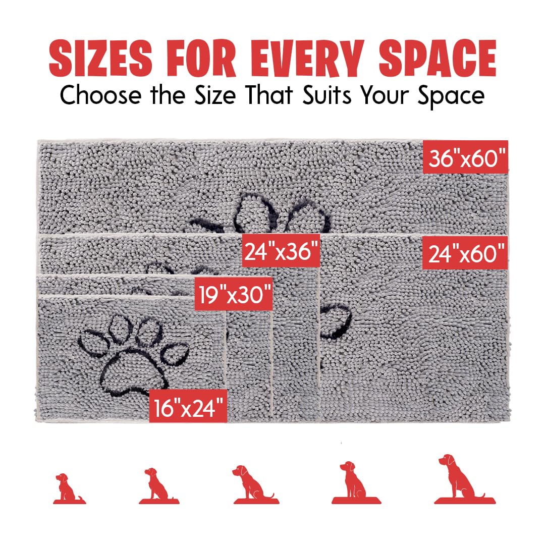 MUDGUARD MAT entryway styling adds playful paw design with practical floor protection