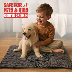 MUDGUARD MAT front-door use shows versatile protection for entryways and pets